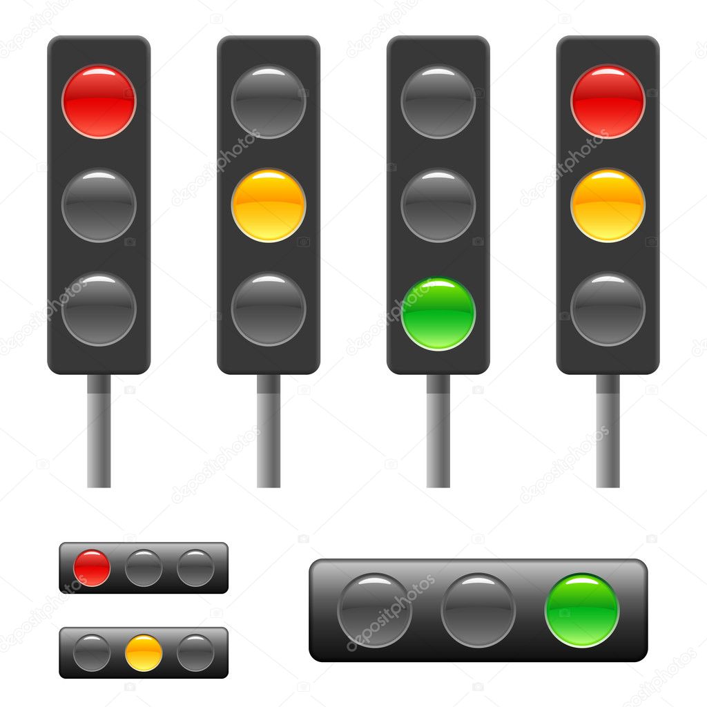 Traffic light and status bar