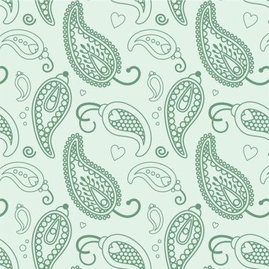 Paisley pattern clipart