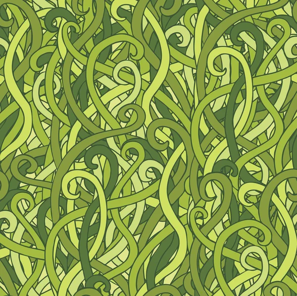 Tangled grass pattern — Stock Vector