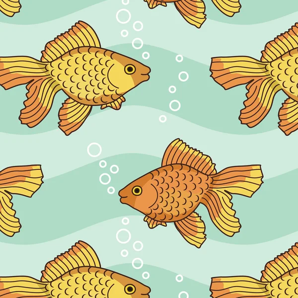 Fish-pattern — Stock Vector