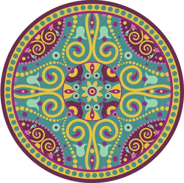 Mandala indio — Archivo Imágenes Vectoriales