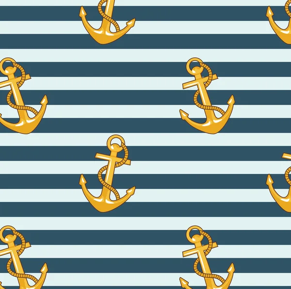 Sea anchor pattern — Stock Photo, Image