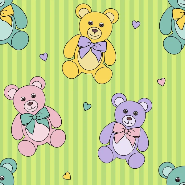 Teddy ursos padrão — Fotografia de Stock