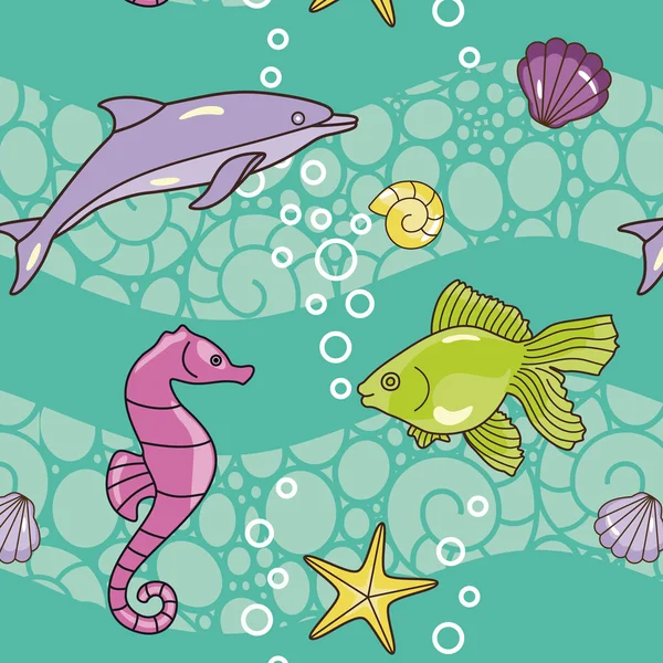Summer sea pattern — Stock Photo, Image