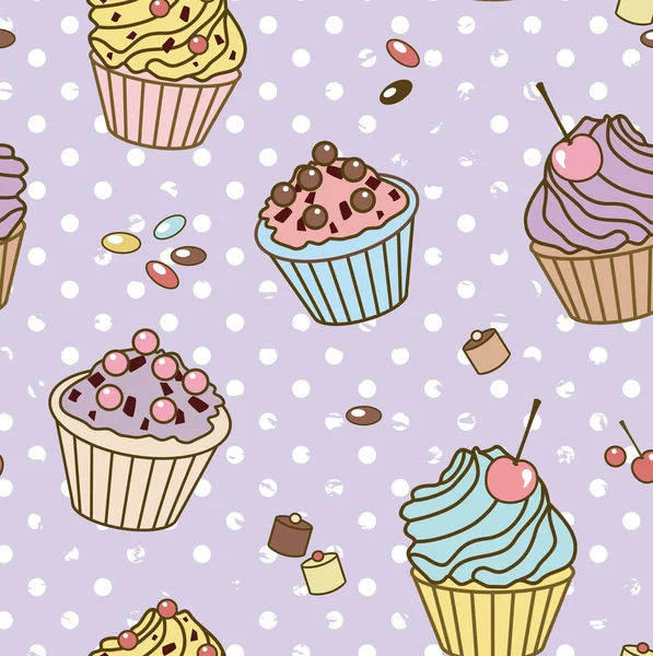 Retro sweets pattern — Stock Photo, Image