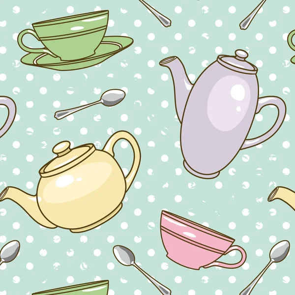 Teapot-pattern — Stock Photo, Image