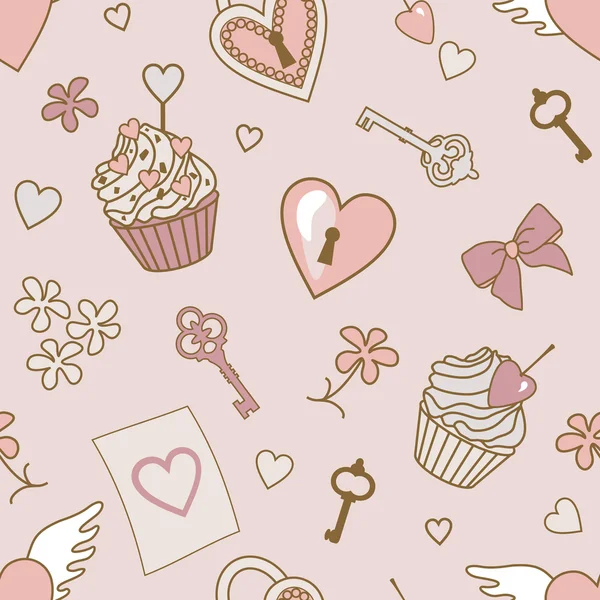 Valentine-patroon — Stockfoto