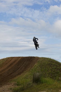 Motocross jump clipart