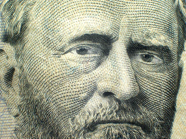 Grant On Fifty Dollar Bill — Stock Photo, Image