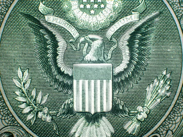 Wielka pieczęć Stanów Zjednoczonych z bliska — Zdjęcie stockowe