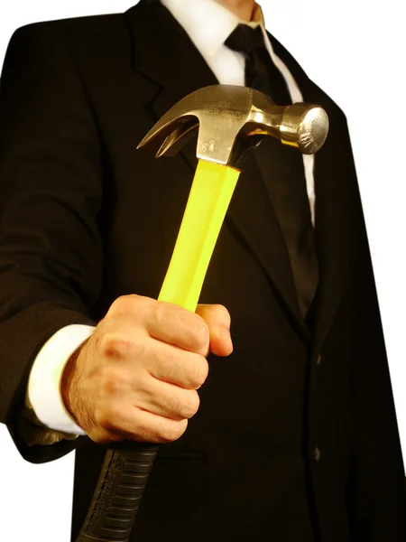 stock image Heavy hammer aggressive business style