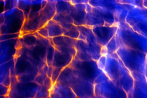 stock image Background from fiery patches of light in water.