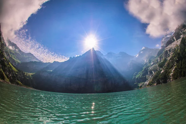 Jezioro w Szwajcarii Obrazek Stockowy