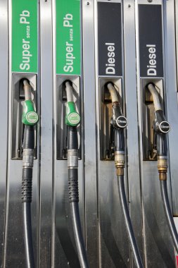 Petrol pumps clipart