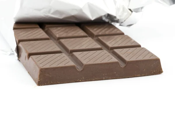 Chocolate en papel aluminio — Foto de Stock