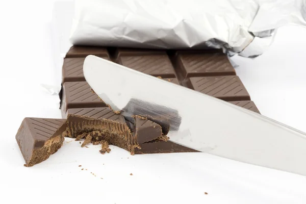 Chocolate en trozos —  Fotos de Stock