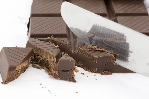Choklad i bitar — Stockfoto