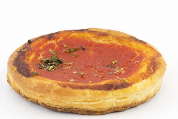 Красная пицца — стоковое фото