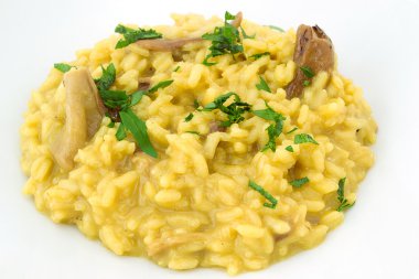 Porcini mantarlı risotto.