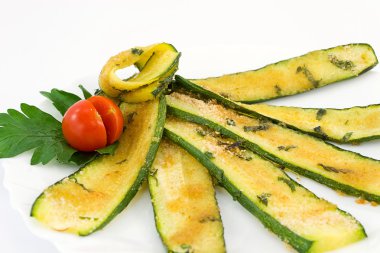 Zucchini gratin clipart