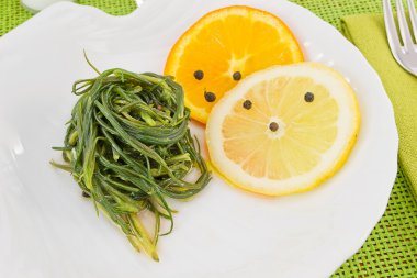 Agretti the citrus flavor clipart