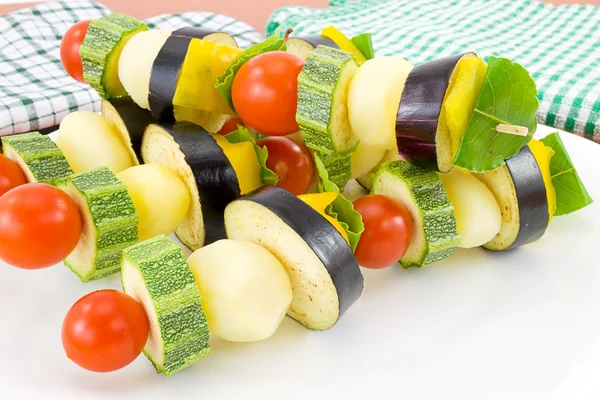 Gemüsespieße — Stockfoto