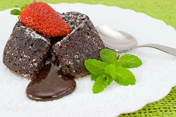Chocolate soufflè — Stock Photo, Image