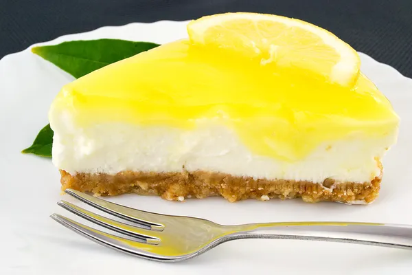 레몬 치즈 케이크 스톡 사진