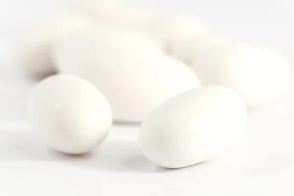Białym konfetti — Zdjęcie stockowe