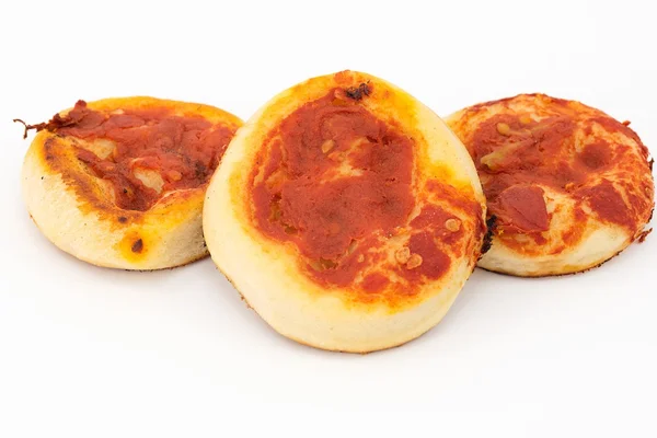 Маленькие пиццы — стоковое фото