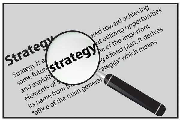 Strategia — Wektor stockowy