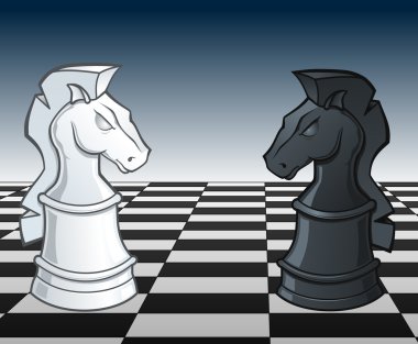 Beyaz atlı Kara Şövalye vs