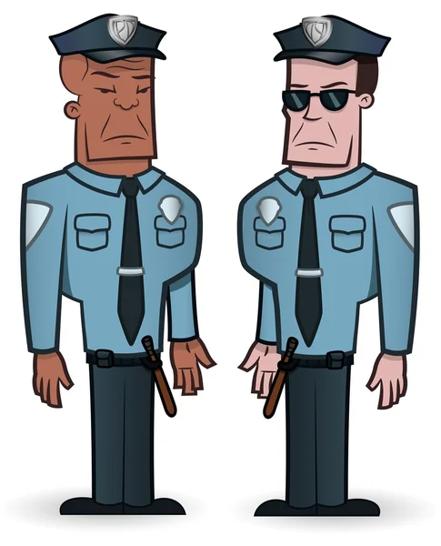 Ufficiale di polizia - illustrazione vettoriale — Vettoriale Stock