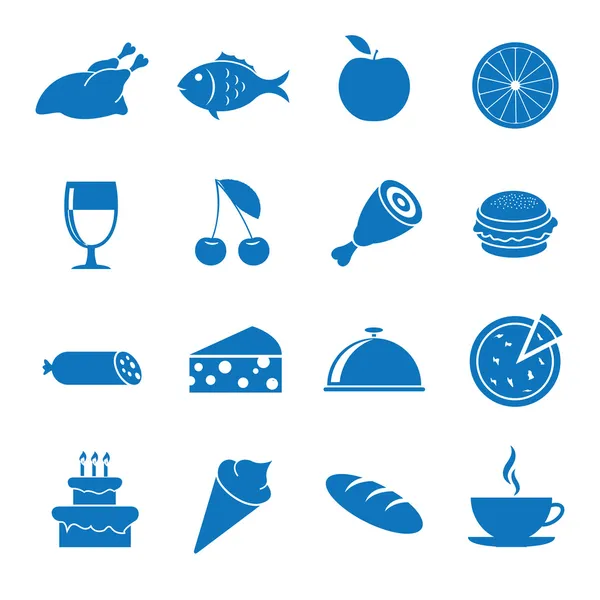 ไอคอนอาหาร — ภาพเวกเตอร์สต็อก