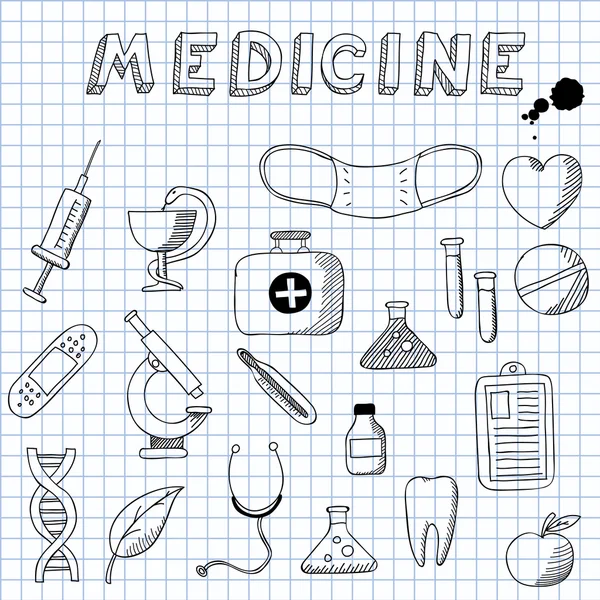 Medicina — Vector de stock