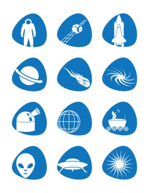 Space icon clipart