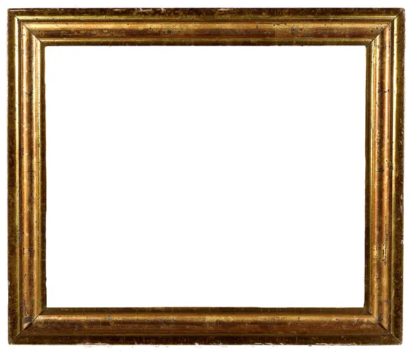 Vintage antique shabby gold picture frame Stock Image