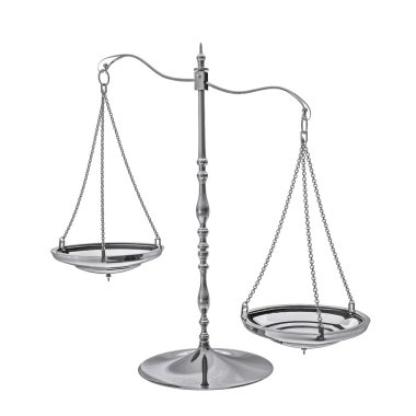 3d metal balance clipart