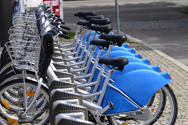 stock image Bicycles for rent