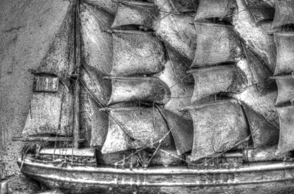 stock image Old ship decoration