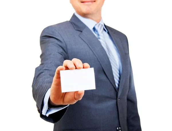 Here is my business card — Stock Photo, Image