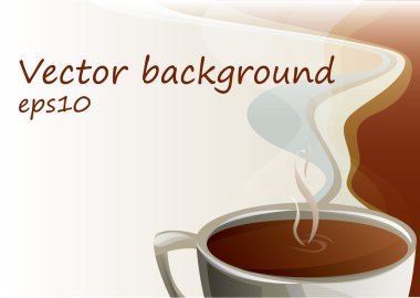 Coffee vector background clipart
