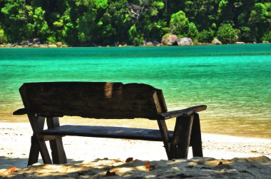 Free seat on the beach