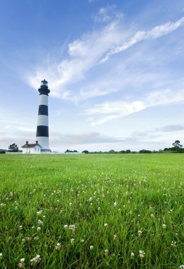 Bodie Island Lighthouse at dusk clipart