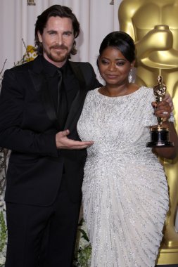 Christian Bale, Octavia Spencer clipart