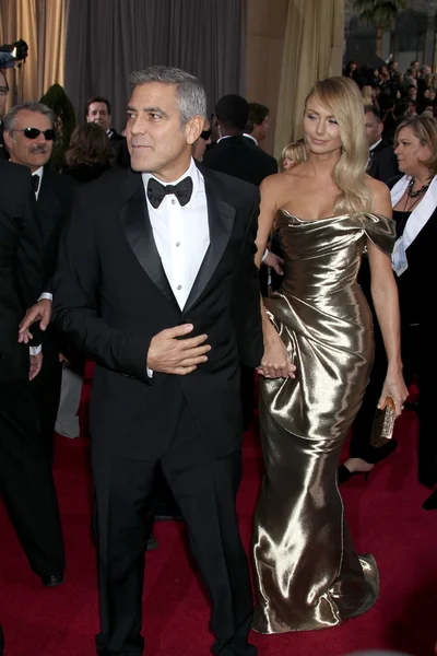 George Clooney, Stacy Keibler — Stock Photo, Image