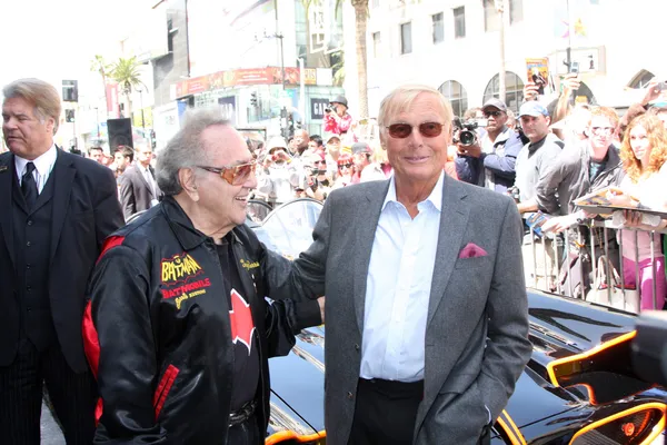 George Barris, Adam West, Batmobile