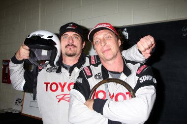 Current Racer, Kim Coates, visiting Alumni Racer William Fitchner