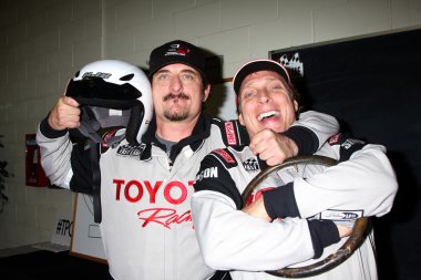 Current Racer, Kim Coates, visiting Alumni Racer William Fitchner clipart