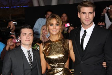 Josh Hutcherson, Jennifer Lawrence, Liam Hemsworth